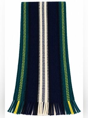 Vintage Harris Gordon Wool Scarf Scotland Old Money Classic Prep unisex Fringe